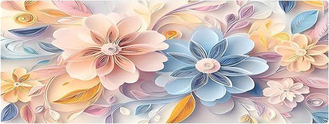 Large Gaming Mouse Pad (31.5"x11.8") - XXL PU Leather Waterproof Desk Mat with Non-Slip Rubber Base for Keyboard, PC & Office