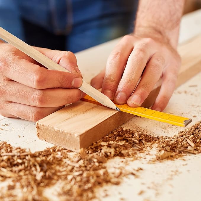 Fumete 260 Pieces Wooden Pencils Bulk No Eraser Hexagonal HB Graphite Unsharpened Natural Wood Pencils Without Erasers Christmas Classroom Gifts for Students Bulk Christmas Goodie Bag Stuffers