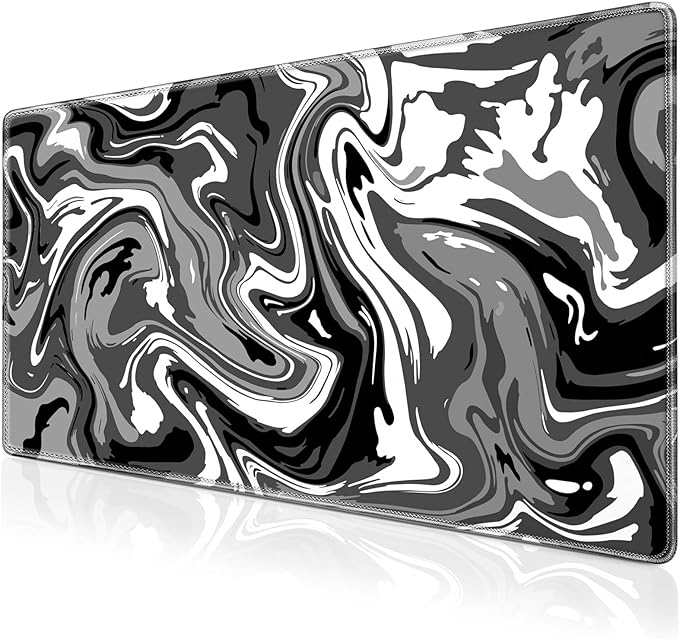 Gaming Mouse Pad, Large Mouse Pad XXL 35.4×15.7in, Extended Computer Keyboard Mouse Mat Desk Pad for Laptop with Stitched Edges, Waterproof Mousepad for Gamer Home&Office Women