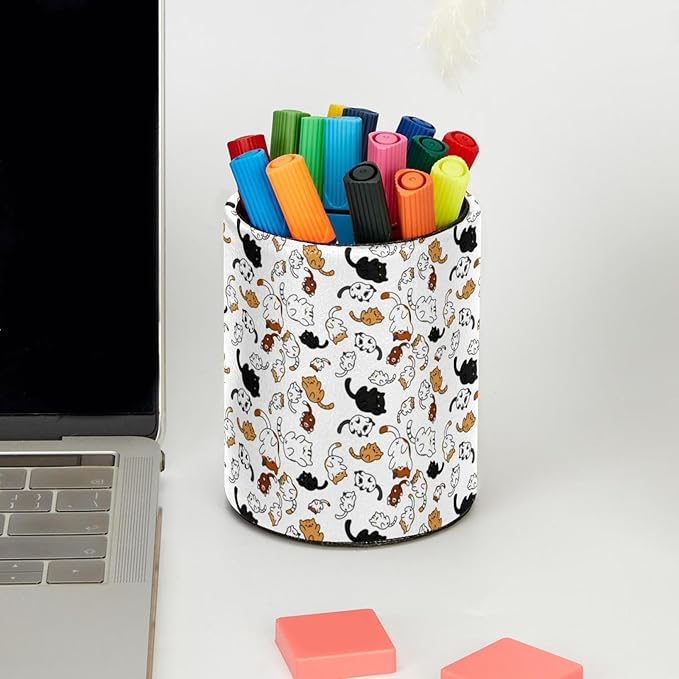Pen Holder, Cute Cat. Pencil Holder for Desk Makeup Organizer Multifunctional Office Supplies for Home,Kids and School