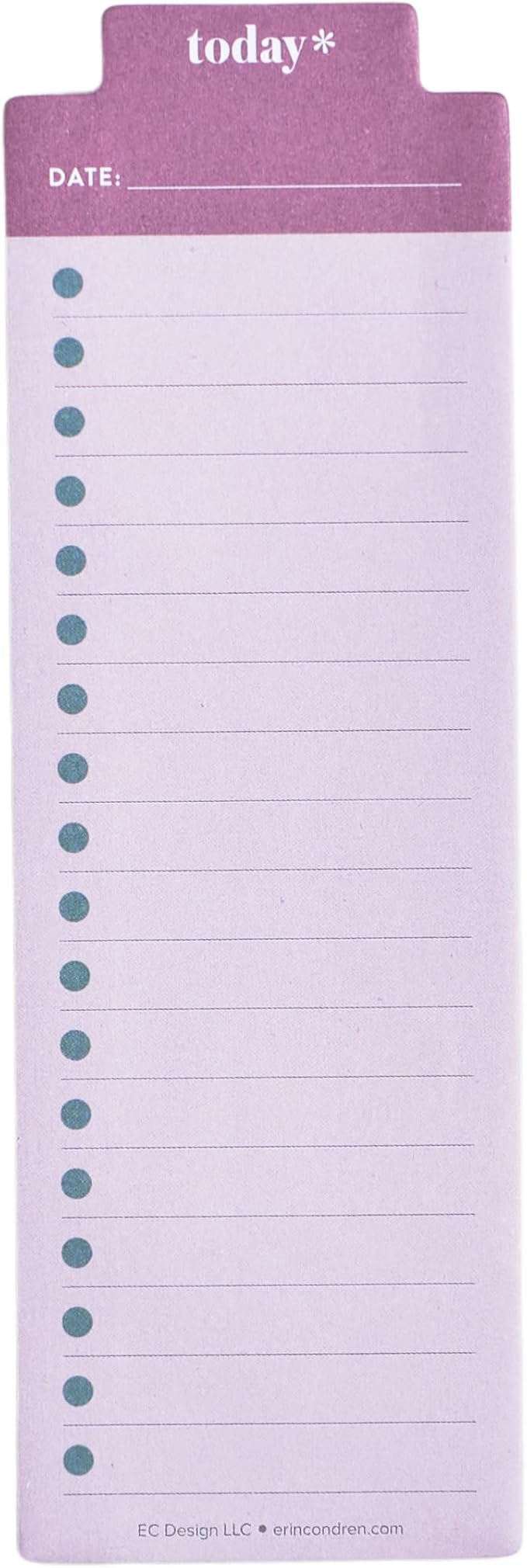 Erin Condren Daily To-Do List Sticky Notes and Bookmark for Everyday Productivity and Checklists, Use as Tab or Bookmark in Notebooks, Planners, Journals