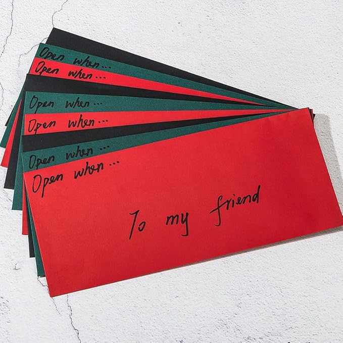 100 Pack Colorful #10 Business Envelopes Self Seal Standard Envelopes for Office Checks, Business, Letter Mailing Invoices, 4.13 x 9.49 Inches (Black)