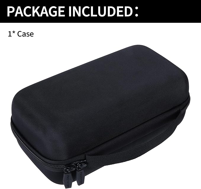 Case Compatible with Brother P-Touch PTH110 / PTH111 Pro / PTE110 Portable Monochrome Label Maker (Black)