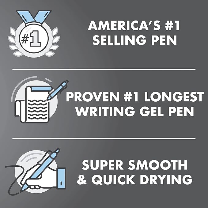 Pilot G2 Premium Gel Roller Pens, Ultra Fine Point 0.38 mm, Red Pens, Pack of 12 - Ideal for School, Journaling & Office Writing