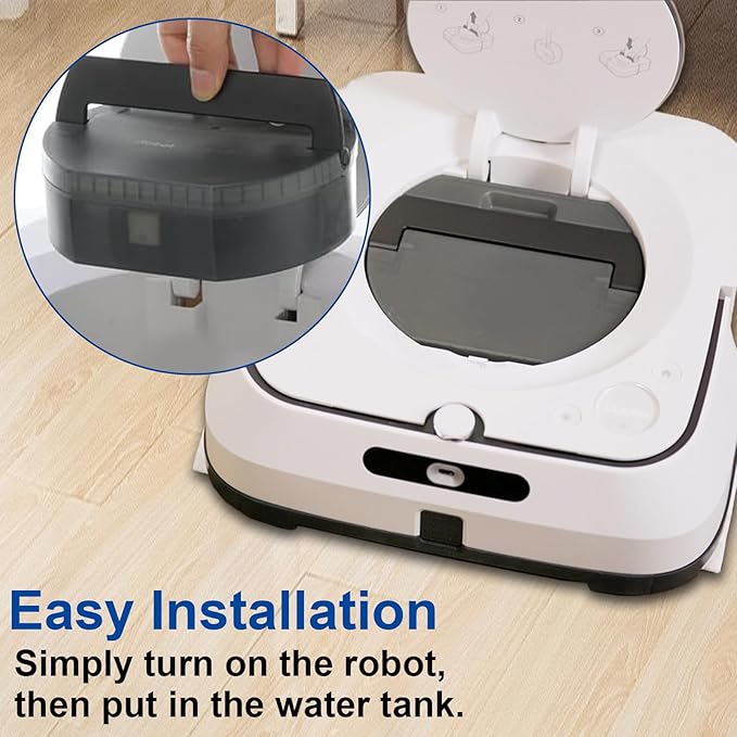 ilovelife Replacement Water Tank Box Compatible with IROBOT Braava Jet M6 Series Robot Mop (6110) (6012) (6112) (6113) Ultimate Robot Vacuum Mop, Water Tank Repair Maintenance Accessories