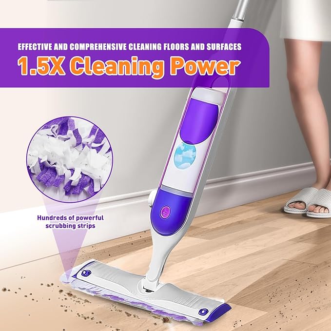 30 Count Power Mop Pads for Swiffer Power Mop Refill Pads, Power Mop Refills for Swiffer Power Mop Reflills, 5X Cleaning Disposable PowerMop Pads for Swiffer Wet Pads Refill, Unscented