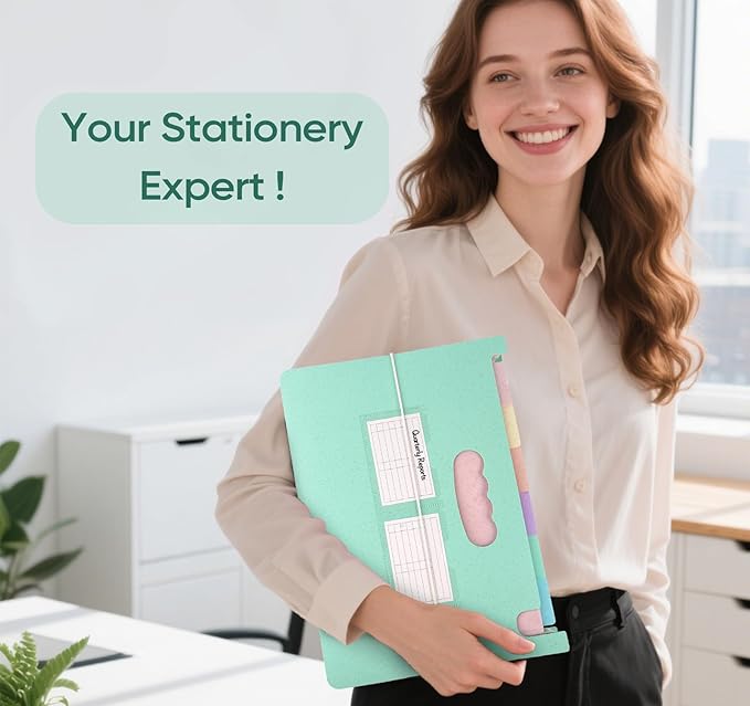 Accordion File Organizer with 13 Pockets, Wheat Straw Expanding File Folder with Lable Pocket,Upright Open Top,A4/Letter Size Paper Document Storage Organizer for School,Home and Office Supplies