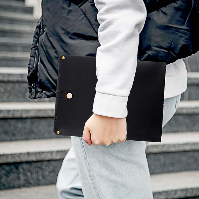 2 Pcs Expanding File Folder, 13 Pockets Vertical File Folder Accordion File Organizer, A4 Letter Size Paper Document Receipt Organizer Accordion Filing Folder for Classroom, Home, Office and Travel