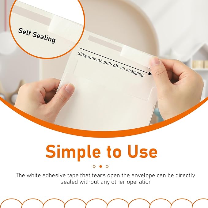 100 packs Cream Note Cards and Envelopes 4 x 6 Heavyweight Folded Off White Cardstock and A4 Envelopes Printable Self Seal for Wedding Invitations, Festival Blessing, Graduations