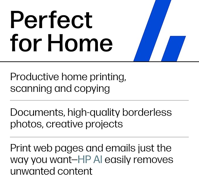 HP Envy Inspire 7255e Wireless Color Inkjet Printer, Print, scan, copy, Easy setup, Mobile printing, Best-for-home, 3 month Instant Ink trial included, AI-enabled (1W2Y9A)