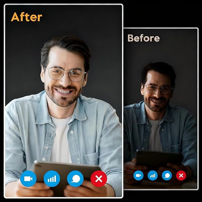 Led Desk Lamps for Home Office with Base, Tall Desk Lamp with 50 Light Modes & Memory and Timer Func Computer Light, Flexible Adjustable Table Lamps for Video Conference, Architect or Study(Black)