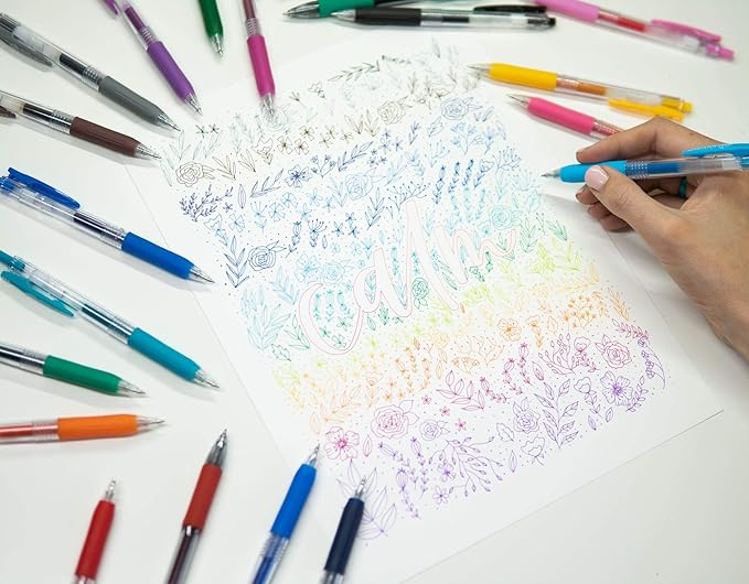 Zebra Pen Sarasa Clip Recycled Retractable Gel Pen, Bold Point, 1.0mm, Black Ink, 75% Recycled, 12-Pack (48810)