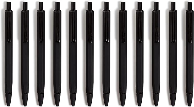 U Brands Cambria Soft Touch High End Mechanical Pencils, Midnight, Medium (0.7 mm) Point, 12 Count (5008U01-24)
