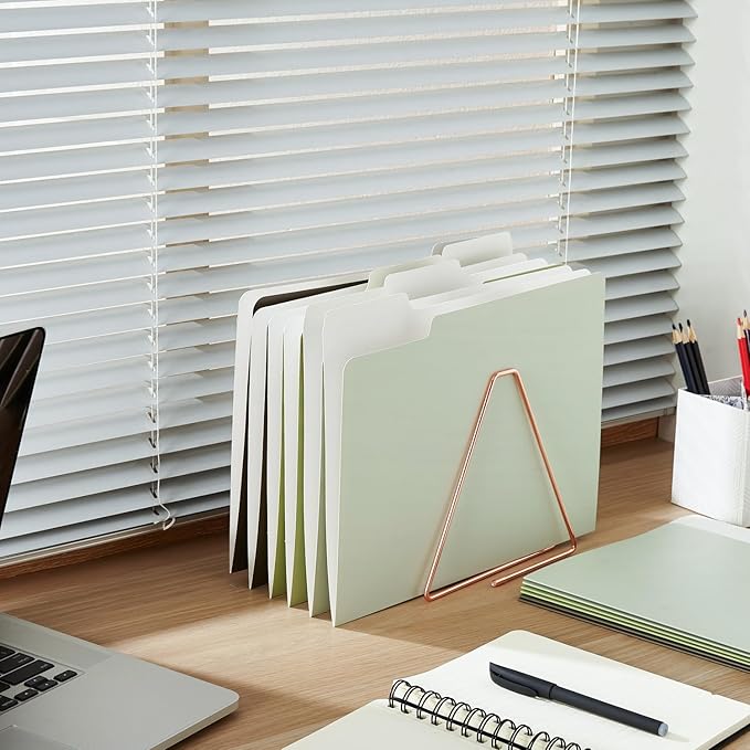 Y YOMA 12 Pack Colored File Folders Letter Size Gradient File Folder with 1/3-Cut Tab Cute Pretty Decorative Heavyweight Filing Folder File Organizers for Office School Home Desktop, Leaf Green