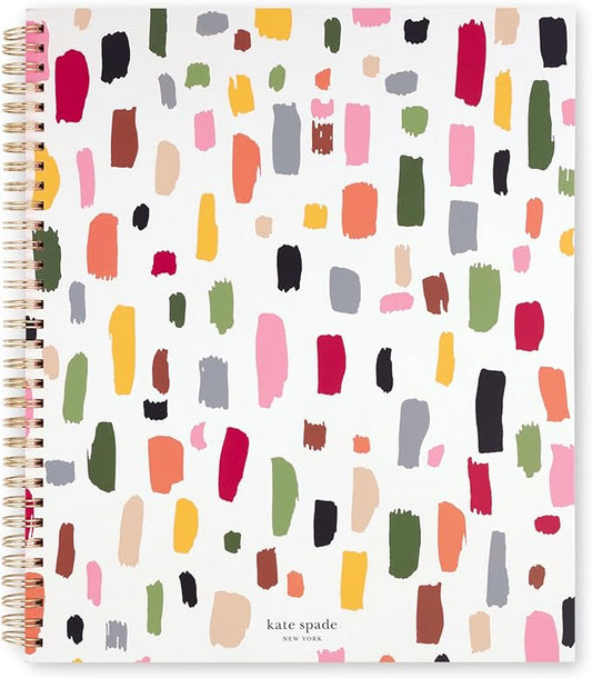 Kate Spade New York Large College Ruled Notebook, 11" x 9.5" Spiral Notebook with 160 Pages