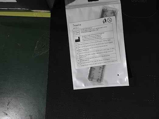 3 Pack 6 Inch Ruler Clear 6 in Small Ruler Plastic Straight Rulers with Centimeters and Inches, Shatterproof Measuring Tools for School, Office and Home