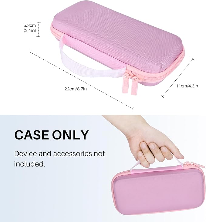 Hard Case Replacement for Texas Instruments TI-84 Plus CE/TI-84 Plus/TI-Nspire CX II CAS/TI-Nspire CX II/TI-83 Plus/TI-89 Titanium/TI-85 / TI-86 Color Graphing Calculator (Pink Case)