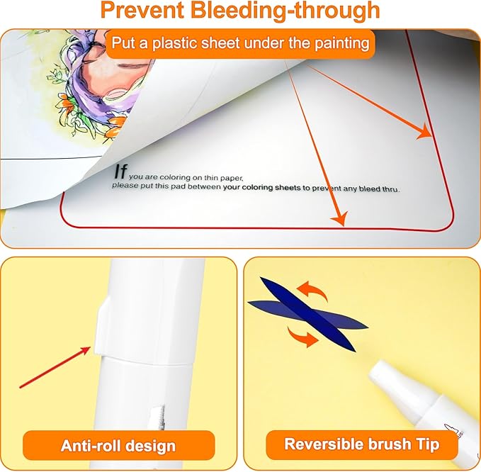 SFAIH Alcohol Markers Brush & Chisel - 168 Colors Double Tipped Art Markers for Adult Coloring Illustration, Gifts for Artist Adult - Adjustable Shoulder Strap & Faux Leather Lining & Outer Zip Pocket