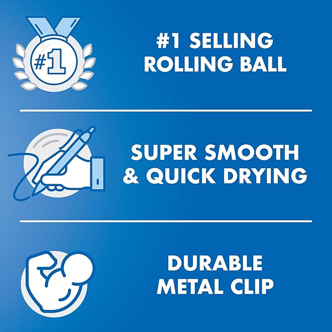 Pilot Precise V7 RT Refillable & Retractable Liquid Ink Rollerball Pens, Red Ink Pens, Fine Point (0.7 mm), 12-Pack - Ideal for School, Journaling, and Office Writing