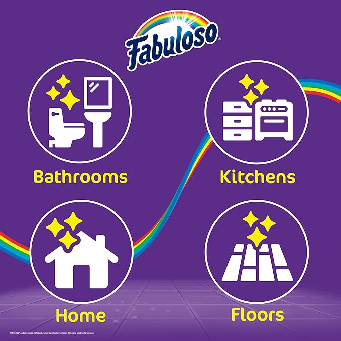 Fabuloso Tile Brush with Spot Scrubber – Bathroom Cleaning Brush with Medium Bristles, Shower Scrubber, and Hanging Hole