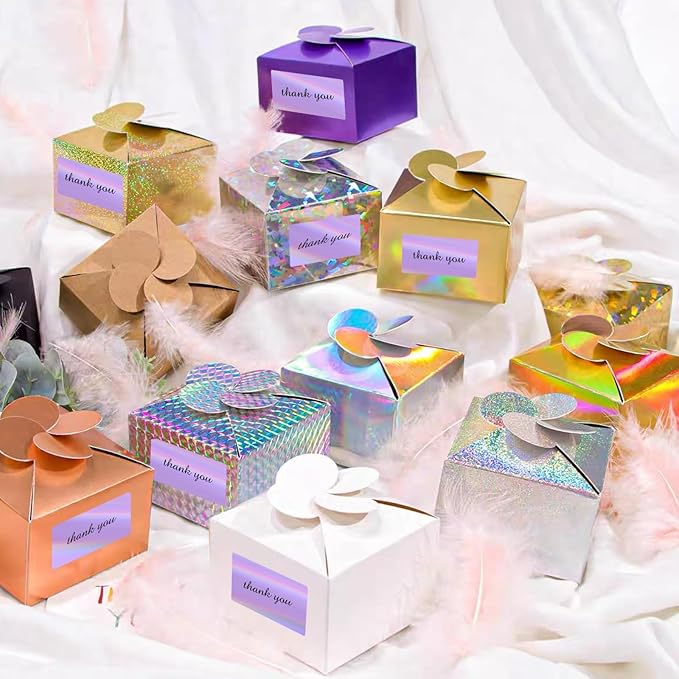 2.25"x1.25" Direct Thermal Labels, Holographic Thermal Printer Labels for Barcode, Self-Adhesive Address Shipping Thermal Label Stickers-1 Roll, 300 Labels, Holographic Purple