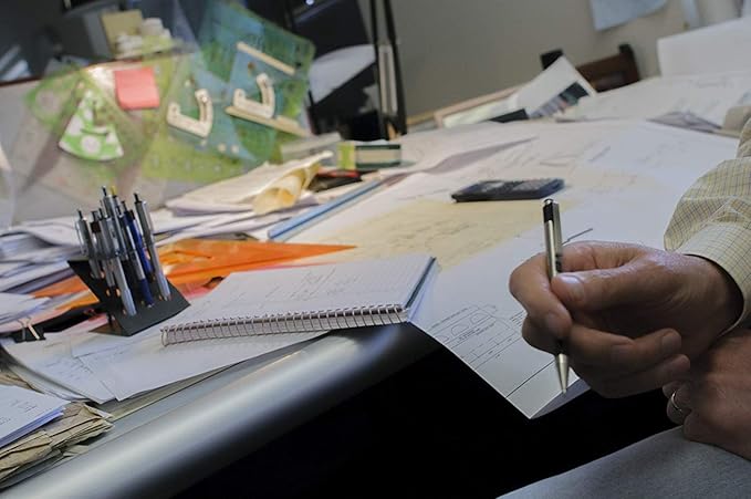 Zebra Pen G-402 Stainless Steel Retractable Gel Pen & Refills, Fine Point, 0.5mm, Black Ink, 2 Pens and 6 Refills