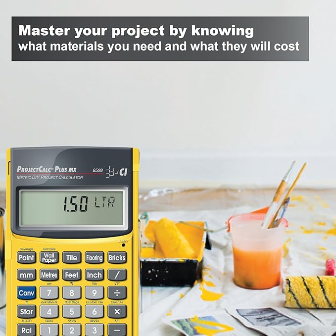 Calculated Industries 8528 Metric Do-It-Yourself Calculator Small