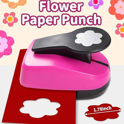 2 inch Paper Punch Flower Hole Punch Flower Punches for Paper Crafts Large Flowers PaperPuncher FlowerPunch Craft Punches Flowers Scrapbook Puncher