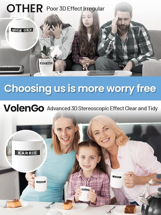 Embossing Label Maker, Vintage Embossed Label Maker, Handheld Retro Manual Labeler Machine with 10 Rolls 3D Embossed Tapes, Portable Old School 3D Embosser for Kids School Items, Black