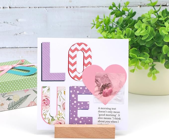 BAOFALI Mini Alphabet Punch Board, 6x4.25inch Paper Hole Punches for DIY Craft Cards Scrapbooking Party Decor,Custom DIY Crafting Projects, Banners, Signs, Cards, Creating Letters, Numbers