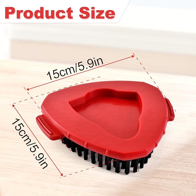 Scrubber Mop Head for Ocedar, Upgrade Scrub Brush for Ocedar, Spin Mop Scrub Brush Head for Ocedar EasyWring 1-Tank, More Bristles Scrub Brush Attachment for Bathroom, Deck, Kitchen Floor Cleaning