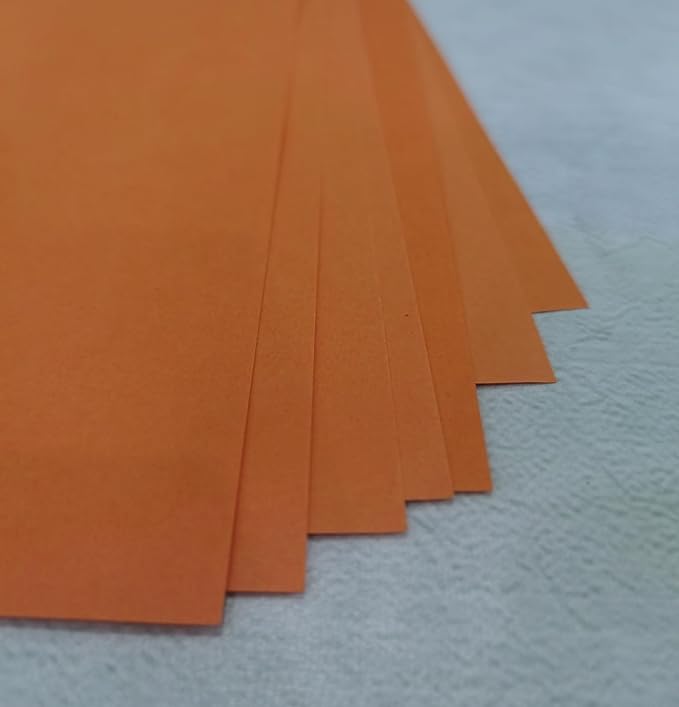 Tangerine Copy Print Paper 8.5X11 Inches,100 Sheets Rainbow A4 Printer Paper 70GSM Colored Origami Paper for Cutting DIY Kids Art Craft