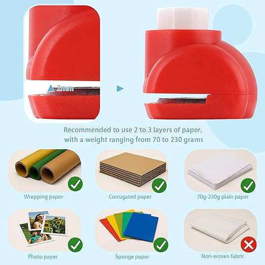 LOVEINUSA 10 Pack Multicolored Shape Paper Hole Punch Craft Set for DIY Crafting, Scrapbooking, Handmade Greeting Cards, Photo Albums, Mini Cutter Nail, and Festival Cards Projects