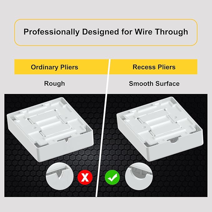 Hole Punch Pliers for Surface Mount Backbox and Junction Box, 0.4” Hole Cutting Pliers, Quick Manual Cutter