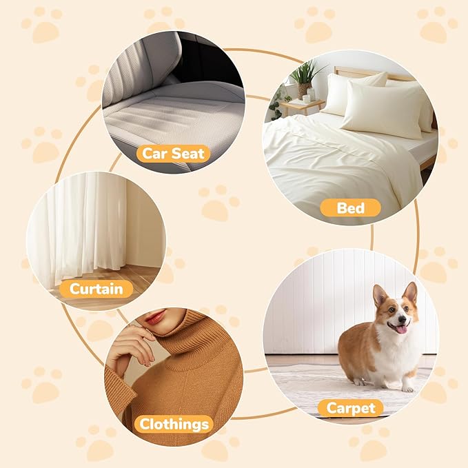 TZKGZP Pet Hair Removal Gloves, Electrostatic Pet Hair Grooming Gloves for Dog & Cat, Reusable for Carpet, Clothing,Furniture,Clothing, Couch,Bed,Curtain-4 PCS