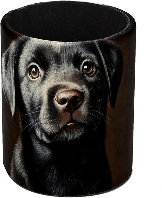 Pen Holder Cup for Desk, Labrador Puppy (3) Pencil Cup Holder for Desk Office Pen Organizer