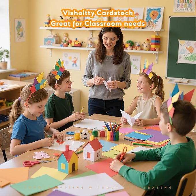 White Cardstock 8.5 x 11,White Card Stock,Cardstock Paper,Copy Paper for Printer,40 Sheets Card Stock Paper for Invitations,Menus,DIY Cards,Tags,Cards Making,Certificate,Construction,Office Printing