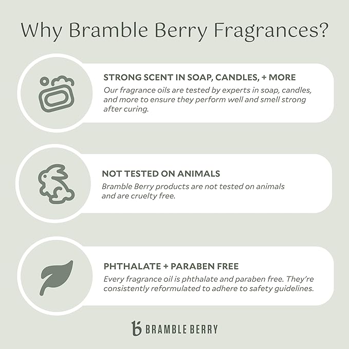 Bramble Berry Lingonberry Spice Fragrance Oil 2 oz | Warm Fruity Scent for Soap Making, Candles, Lotion, Bath Bombs & Perfume | Skin Safe, Vegan, Paraben & Phthalate Free, DIY Craft Essential