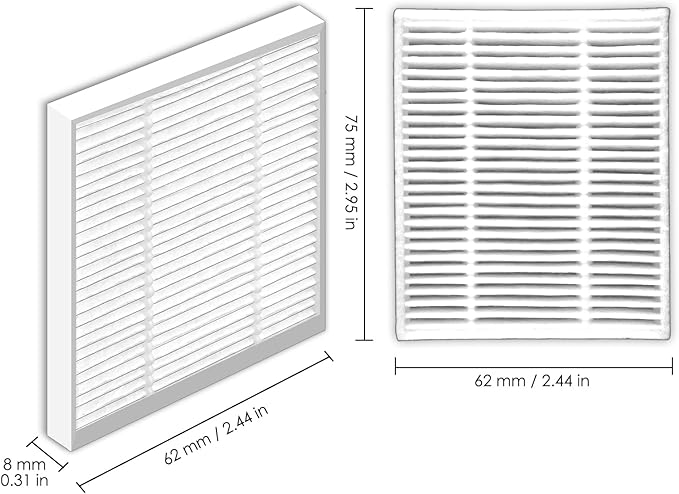 (16 Pack) HEPA Filters for iRobot Roomba 104, 105 Vac, 105 Combo, Roomba Vacuum 2 Essential and Combo Essential Robot Vacuum and Mop Y0140 Y0112 Y0110 Q011 Q0120, HEPA Filter Accessories