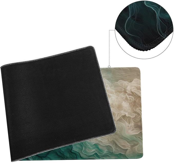 Abstract Landscape Art Large Mouse Pad, Gaming Desk Mat, XL Keyboard Desk Pad Mat for Desktop, 31.5"x11.8" Non-Slip Base Big Mousepad with Stitched Edges