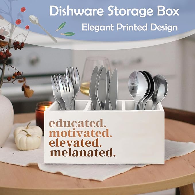 SNNDER Black Girl Women Gifts Pen Holder for Desk, African American Gifts, Black Girl Magic Wooden Pen Pencil Holder Organizer for Home Office Desk Accessories