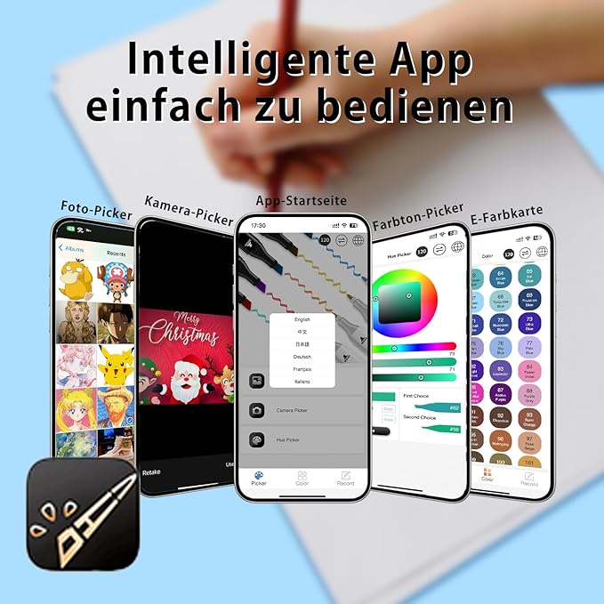 120 Colors Alcohol Markers, Art Markers for Artists with Coloring App, Dual Tip Marker for Adult Painting Sketching Drawing with Travel Case Great Gift Idea