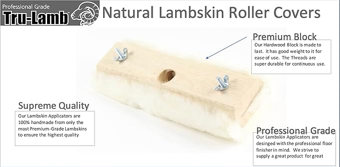 Tru Lamb - Lambskin Applicators and Refill Pads (16" Applicator 3 Pack)
