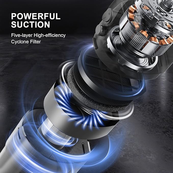 SOWTECH Corded Vacuum Cleaners 20Kpa Powerful Suction Ultra-Light Stick Vacuum for Hard Floor Pet Hair Vacuum