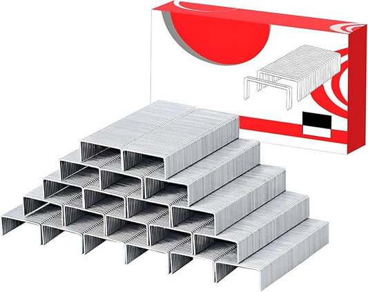 Effort-Saving Lever Teacher Stapler with 1000 Staples, 24/6 and 26/6 Stapler for desks, Offices, and classrooms(3000 Staples Replacement)
