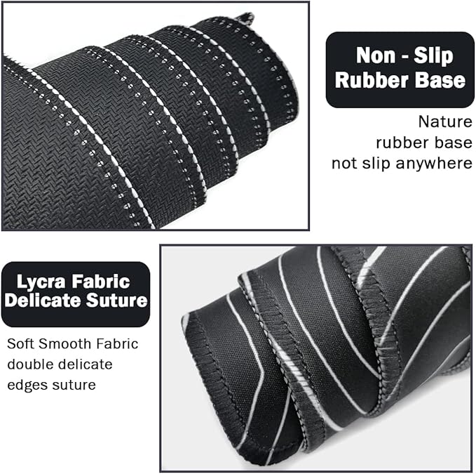 Large Mouse Pad, Extended Mouse Pad Black Desk Pad Easy Typing for Typing Office Game - Topographic Contour