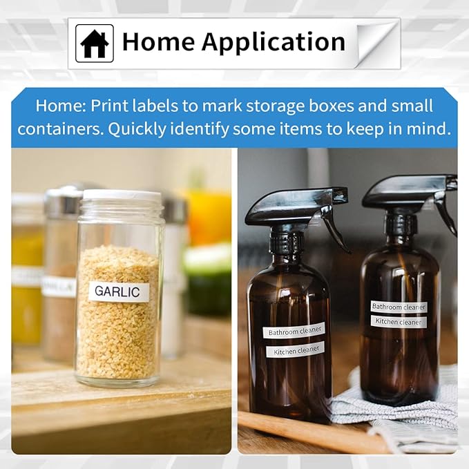 20 Pack Labelife M-K231 Label Tape Replacement for Brother P Touch M Tape 12mm 0.47 White M231 MK231 M-231 M-K231s Compatible for Brother Ptouch PT-65 PT-M95 PT-85 PT-75 Label Maker Refills