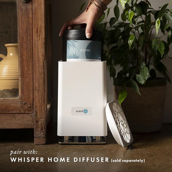 ScentAir Whisper Home Monthly Plug-in Refill, Fragrance Cartridge for Home and Office, Agave