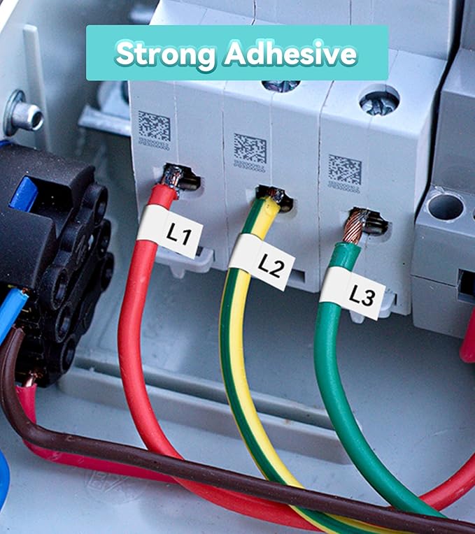 M950 Label Maker Refills M-K231 Replace for Brother P Touch M Tape M-K231S M231 MK231 12mm 0.47 Inch for Brother PTouch PT-M95 PT-65 PT-80 PT-70 PT-45 PT-90 Label Makers, Black on White, 4 Pack