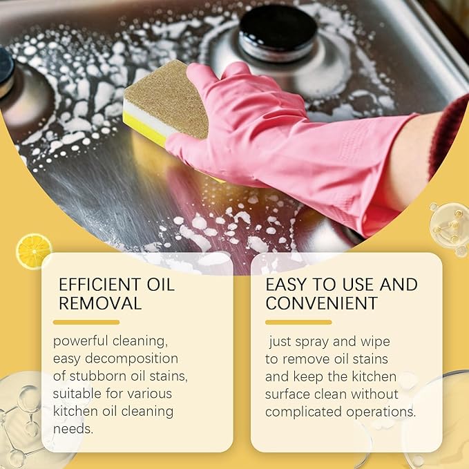 Multi Purpose Powerful Cleaner for Kitchen, 3 in 1 Coconut Oil Cleaning Paste, 3 in 1 Multi-Purpose Stainless Coconut Oil Cleaning Paste, for Oven, Pot and Stove (2)